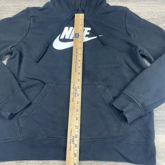 Nike Sportswear Club Fleece Women's SIZE M HOODIE Sweatshirt DQ5775 BLACK READ - Picture 5 of 12